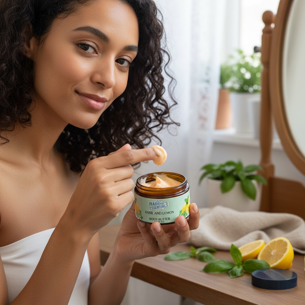 Organic Body Butter - Basil & Lemon