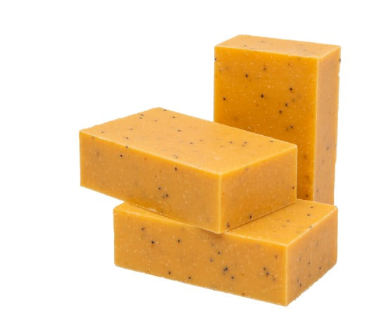 Organic Bar Soap - Lemon Poppyseed