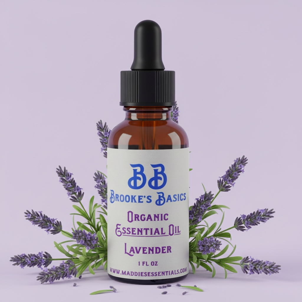 Organic Lavender Essential Oil, 1oz
