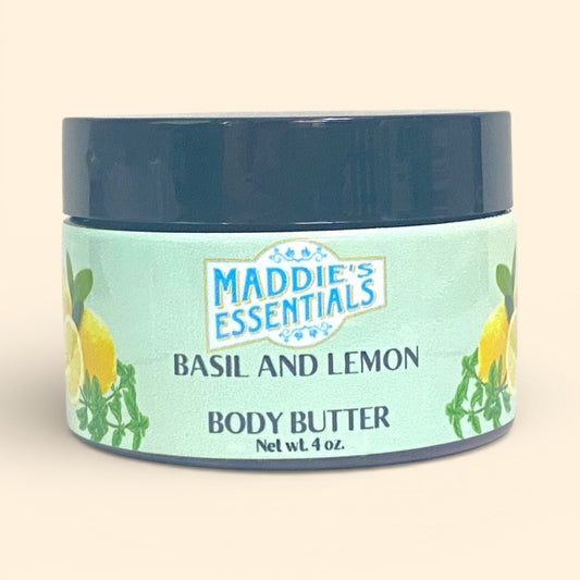 Organic Body Butter - Basil & Lemon