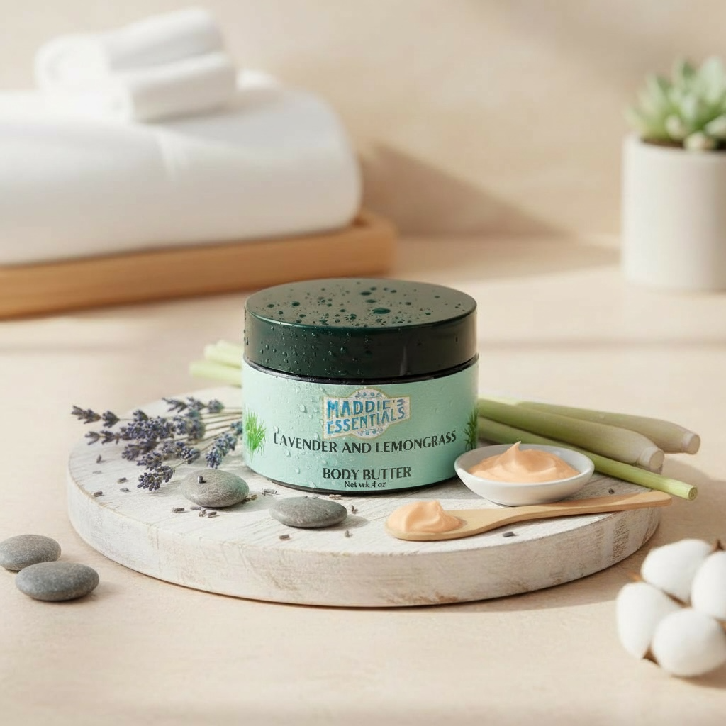 Organic Body Butter - Lavender and Lemongrass