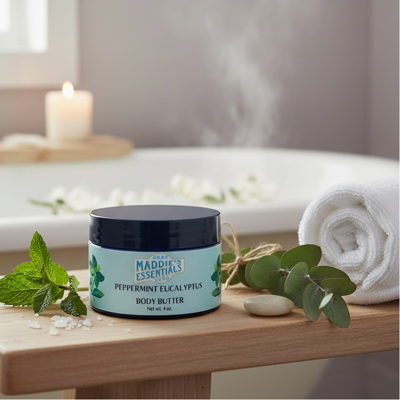 Organic Body Butter - Peppermint Eucalyptus