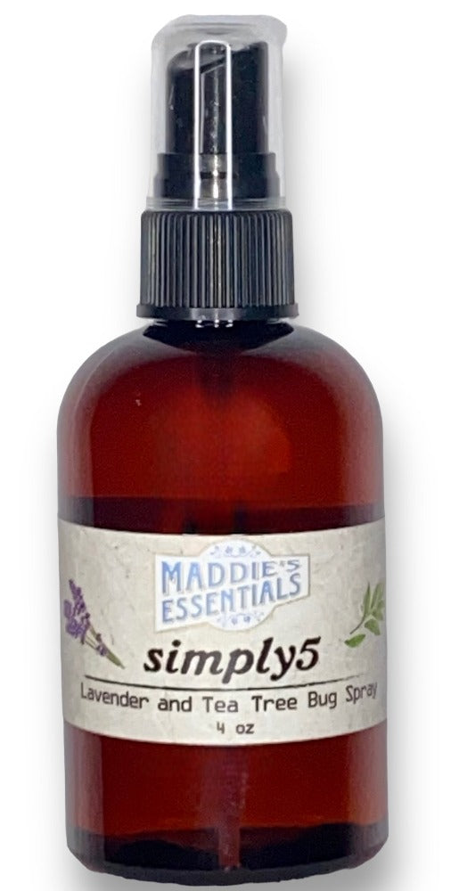 All-Natural Organic Bug Spray Repellent - Simply5