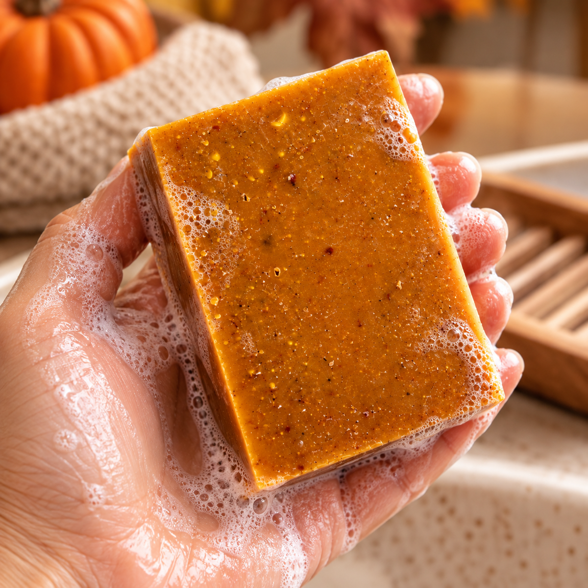 Organic Bar Soap - Pumpkin Spice (Limited Edition)