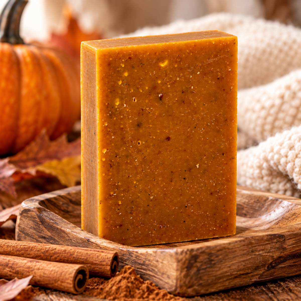 Organic Bar Soap - Pumpkin Spice (Limited Edition)